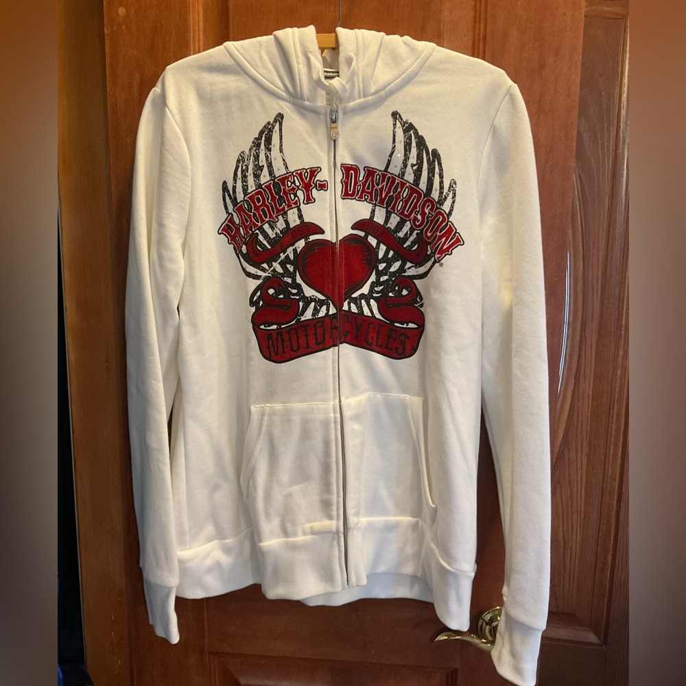 Women’s Harley Davidson Zip Front Hoodie, 2XL
